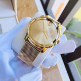 Buy Shop Movado Bold Gold Dial Gold Mesh Bracelet Watch For Men - 3600373 USA Online