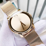 Buy Shop Movado Bold Gold Dial Gold Mesh Bracelet Watch For Men - 3600373 USA Online