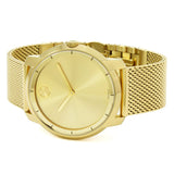 Buy Shop Movado Bold Gold Dial Gold Mesh Bracelet Watch For Men - 3600373 USA Online
