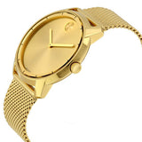 Buy Shop Movado Bold Gold Dial Gold Mesh Bracelet Watch For Men - 3600373 USA Online