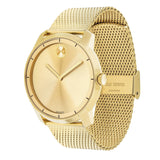 Buy Shop Movado Bold Gold Dial Gold Mesh Bracelet Watch For Men - 3600373 USA Online
