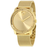 Buy Shop Movado Bold Gold Dial Gold Mesh Bracelet Watch For Men - 3600373 USA Online