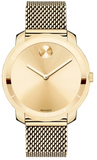 Buy Shop Movado Bold Gold Dial Gold Mesh Bracelet Watch for Women - 3600242 USA Online