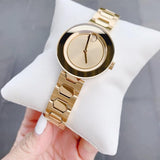 Buy Shop Movado Bold Gold Dial Gold Steel Strap Watch For Women - 3600382 USA Online