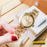 Buy Shop Movado Bold Gold Dial Gold Steel Strap Watch For Women - 3600382 USA Online