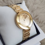 Buy Shop Movado Bold Gold Dial Gold Steel Strap Watch For Women - 3600382 USA Online