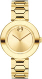 Buy Shop Movado Bold Gold Dial Gold Steel Strap Watch For Women - 3600382 USA Online