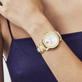 Buy Shop Movado Bold Gold Dial Yellow Gold Steel Strap Watch for Women - 3600104 USA Online
