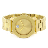 Buy Shop Movado Bold Gold Dial Yellow Gold Steel Strap Watch for Women - 3600104 USA Online