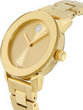 Buy Shop Movado Bold Gold Dial Yellow Gold Steel Strap Watch for Women - 3600104 USA Online