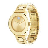 Buy Shop Movado Bold Gold Dial Yellow Gold Steel Strap Watch for Women - 3600104 USA Online