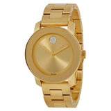 Buy Shop Movado Bold Gold Dial Yellow Gold Steel Strap Watch for Women - 3600104 USA Online