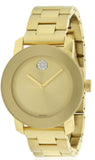Buy Shop Movado Bold Gold Dial Yellow Gold Steel Strap Watch for Women - 3600104 USA Online