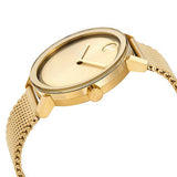 Buy Shop Movado Bold Gold Dial Gold Mesh Bracelet Watch for Women - 3600242 USA Online