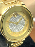 Buy Shop Movado Bold Pave Gold Dial Gold Steel Strap Watch For Women - 3600255 USA Online