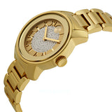 Buy Shop Movado Bold Pave Gold Dial Gold Steel Strap Watch For Women - 3600255 USA Online
