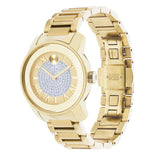 Buy Shop Movado Bold Pave Gold Dial Gold Steel Strap Watch For Women - 3600255 USA Online