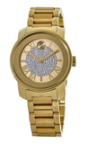 Buy Shop Movado Bold Pave Gold Dial Gold Steel Strap Watch For Women - 3600255 USA Online