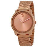 Buy Shop Movado Bold Rose Gold Dial Rose Gold Mesh Bracelet Watch For Women - 3600243 USA Online