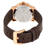 Buy Shop Movado Bold Rose Gold Dial Brown Leather Strap Watch For Women - 3600438 USA Online