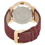 Buy Shop Movado Bold Rose Gold Dial Red Leather Strap Watch for Women - 3600447 USA Online