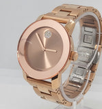 Buy Shop Movado Bold Rose Gold Dial Rose Gold Steel Strap Watch for Women - 3600086 USA Online