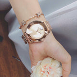 Buy Shop Movado Bold Rose Gold Dial Rose Gold Steel Strap Watch for Women - 3600086 USA Online