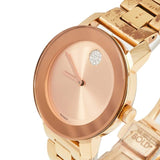 Buy Shop Movado Bold Rose Gold Dial Rose Gold Steel Strap Watch for Women - 3600086 USA Online