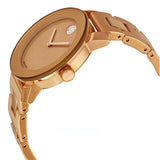 Buy Shop Movado Bold Rose Gold Dial Rose Gold Steel Strap Watch for Women - 3600086 USA Online