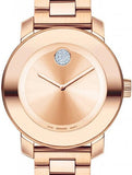 Buy Shop Movado Bold Rose Gold Dial Rose Gold Steel Strap Watch for Women - 3600086 USA Online