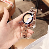 Buy Shop Movado Bold Rose Gold Dial Rose Gold Steel Strap Watch For Women - 3600335 USA Online