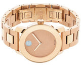 Buy Shop Movado Bold Rose Gold Dial Rose Gold Steel Strap Watch For Women - 3600335 USA Online