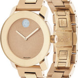 Buy Shop Movado Bold Rose Gold Dial Rose Gold Steel Strap Watch For Women - 3600335 USA Online