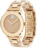 Buy Shop Movado Bold Rose Gold Dial Rose Gold Steel Strap Watch For Women - 3600335 USA Online