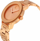 Buy Shop Movado Bold Rose Gold Dial Rose Gold Steel Strap Watch for Women - 3600342 USA Online