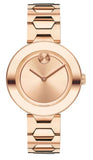 Buy Shop Movado Bold Rose Gold Dial Rose Gold Steel Strap Watch for Women - 3600342 USA Online