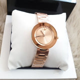 Buy Shop Movado Bold Rose Gold Dial Rose Gold Steel Strap Watch for Women - 3600387 USA Online