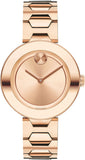 Buy Shop Movado Bold Rose Gold Dial Rose Gold Steel Strap Watch for Women - 3600387 USA Online