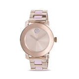 Buy Shop Movado Bold Rose Gold Dial Two Tone Steel Strap Watch for Women - 3600639 USA Online