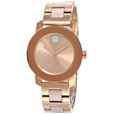 Buy Shop Movado Bold Rose Gold Dial Two Tone Steel Strap Watch for Women - 3600639 USA Online