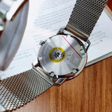 Buy Shop Movado Bold Silver Dial Silver Mesh Bracelet Watch For Men - 3600260 USA Online