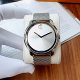 Buy Shop Movado Bold Silver Dial Silver Mesh Bracelet Watch For Men - 3600260 USA Online