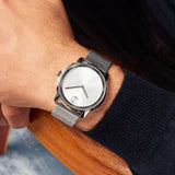 Buy Shop Movado Bold Silver Dial Silver Mesh Bracelet Watch For Men - 3600260 USA Online