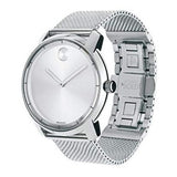 Buy Shop Movado Bold Silver Dial Silver Mesh Bracelet Watch For Men - 3600260 USA Online