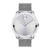 Buy Shop Movado Bold Silver Dial Silver Mesh Bracelet Watch For Men - 3600260 USA Online