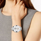 Buy Shop Movado Bold Silver Dial Silver Steel Strap Watch For Women - 3600084 USA Online