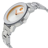 Buy Shop Movado Bold Silver Dial Silver Steel Strap Watch For Women - 3600084 USA Online