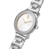 Buy Shop Movado Bold Silver Dial Silver Steel Strap Watch For Women - 3600084 USA Online