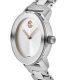 Buy Shop Movado Bold Silver Dial Silver Steel Strap Watch For Women - 3600084 USA Online