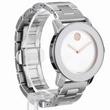 Buy Shop Movado Bold Silver Dial Silver Steel Strap Watch For Women - 3600084 USA Online